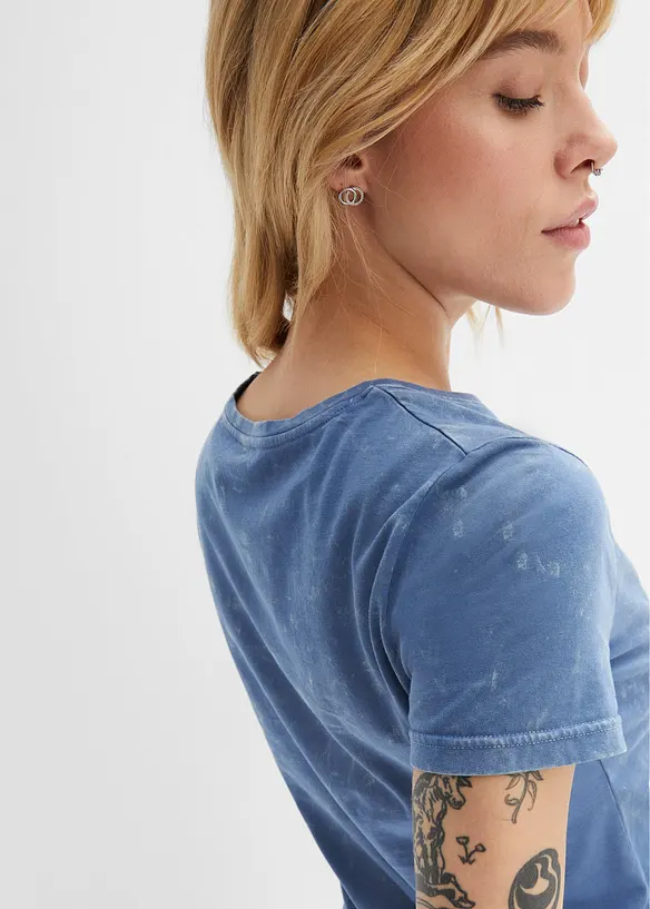 T-shirt i ren ekologisk bomull, bonprix