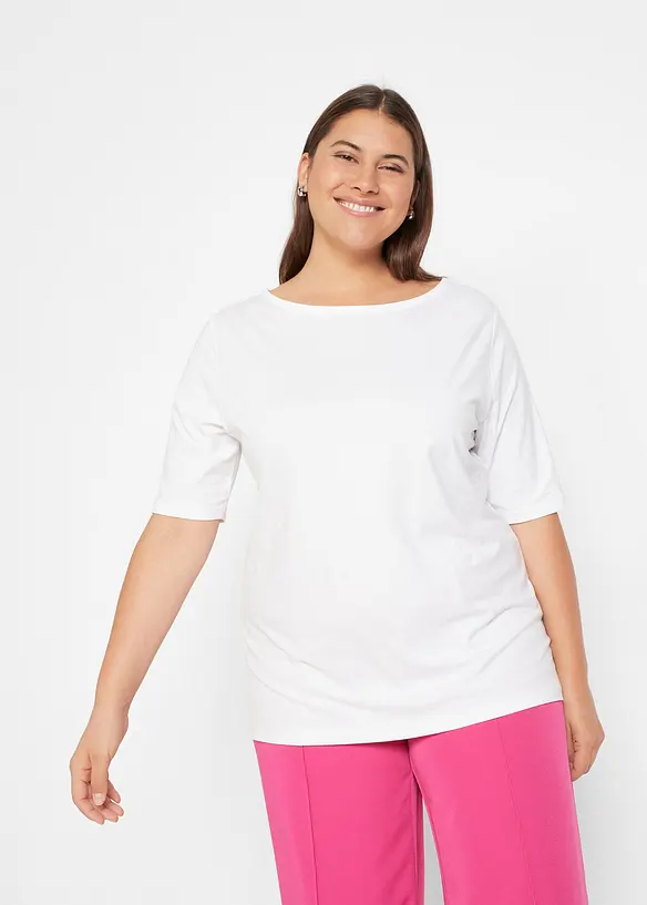 Topp med b&aring;tringning, bonprix