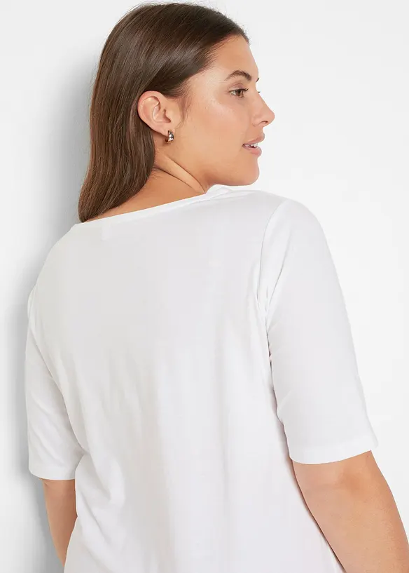 Topp med b&aring;tringning, bonprix