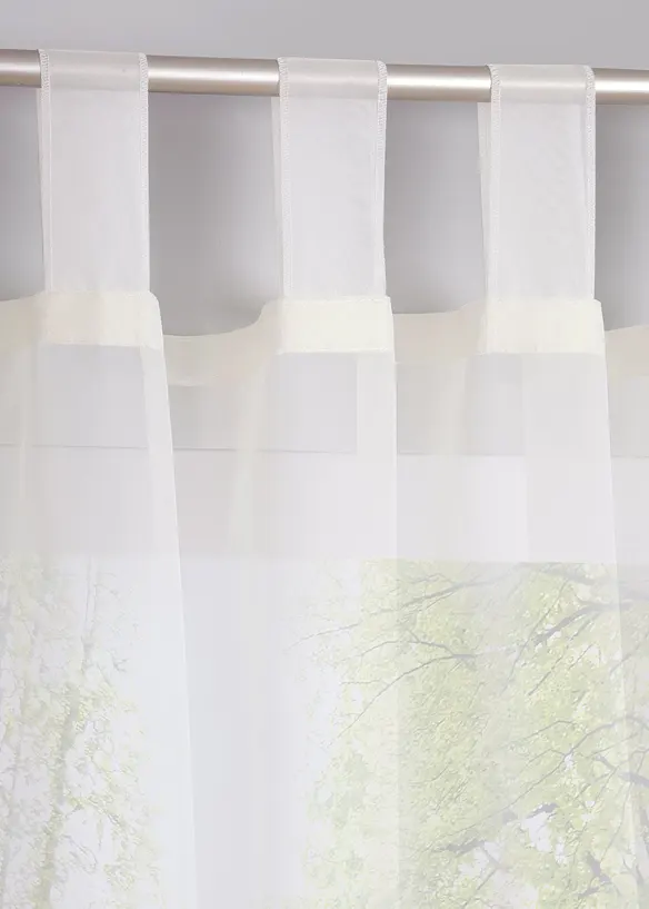 Gardiner av lätt voile (2-pack), bonprix
