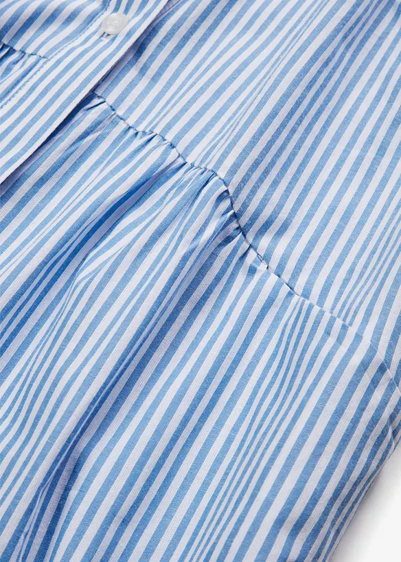 Randig skjortklänning, bonprix