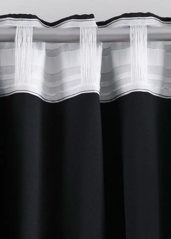 Mörkläggande gardinlängd, i flera storlekar (1-pack), bonprix