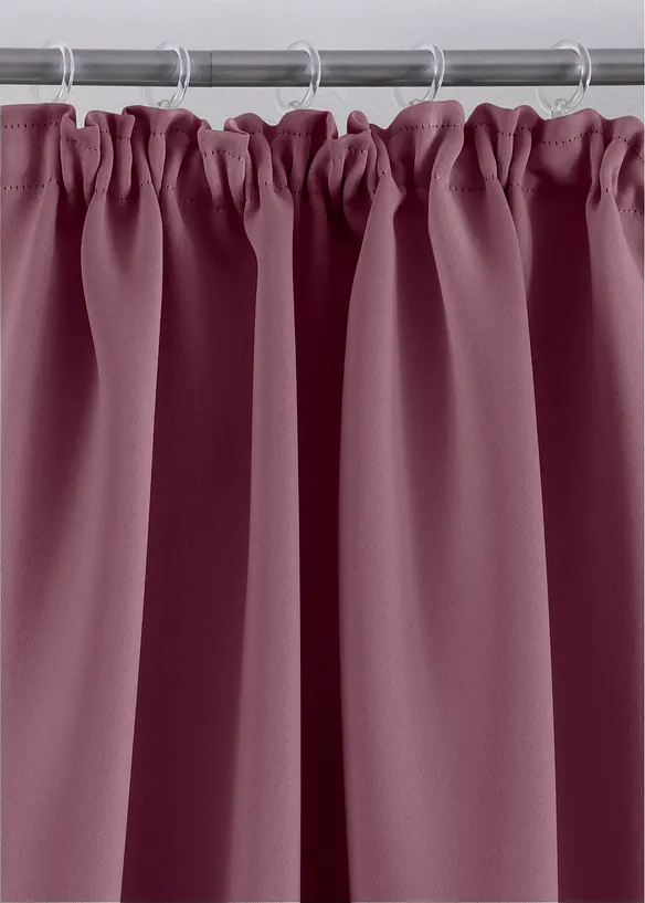 Mörkläggande gardinlängd, i flera storlekar (1-pack), bonprix