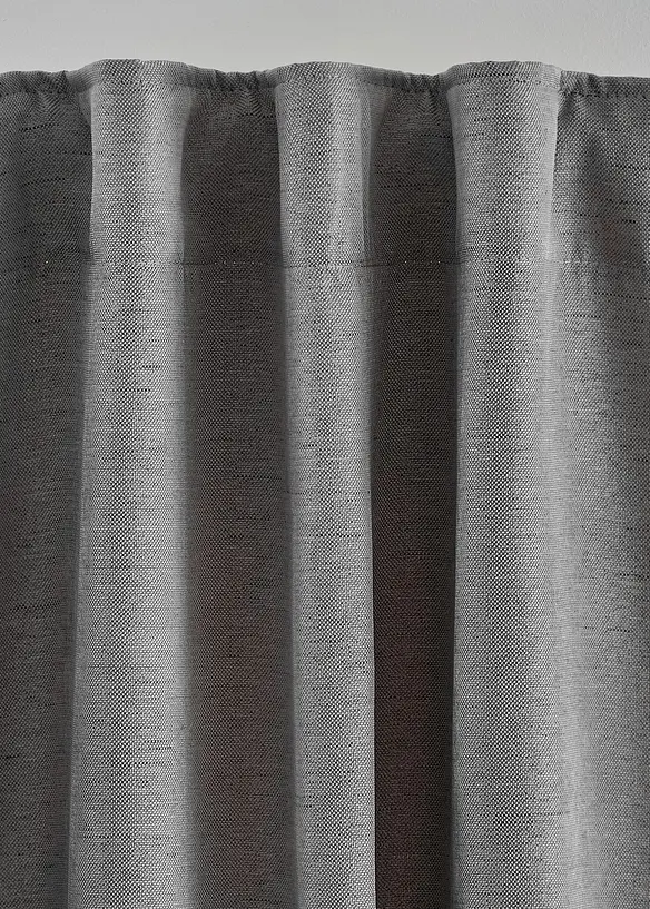 Mörkläggande gardinlängd med lätt struktur (2-pack), bonprix