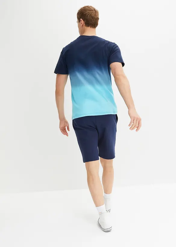 T-shirt och trikåbermudas (2 delar) i bomull, bonprix