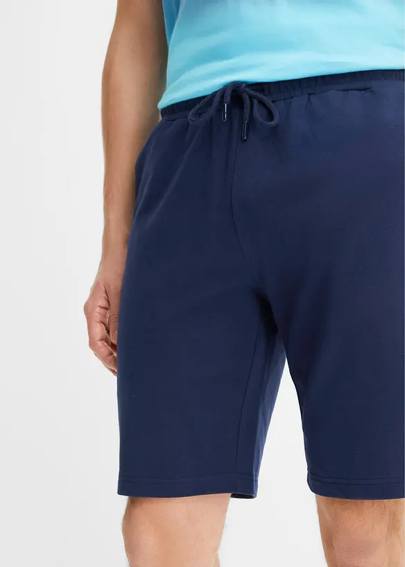 T-shirt och trikåbermudas (2 delar) i bomull, bonprix