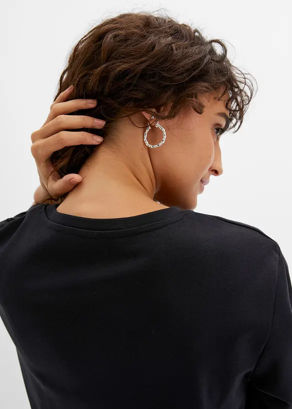 T-shirtklänning i oversizemodell med bomull (2-pack), bonprix