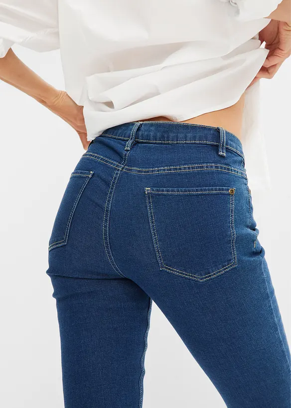 Skinny Jeans Mid Waist, Stretch, bonprix
