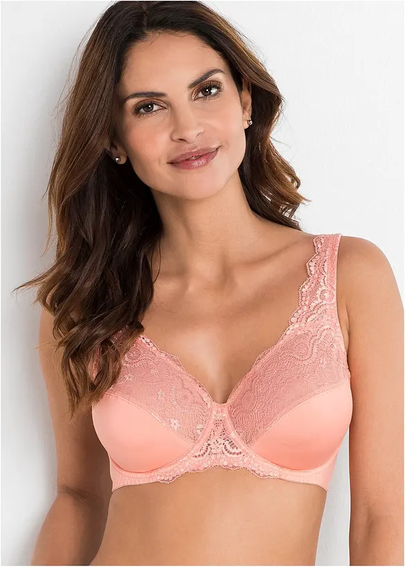 BH med bygel och fin spets (2-pack), bonprix