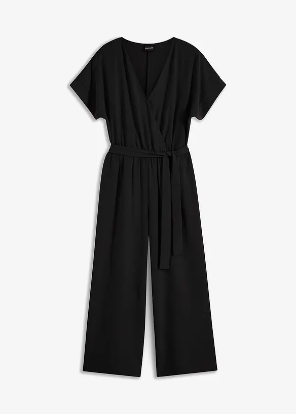 Jumpsuit med korta &auml;rmar, bonprix