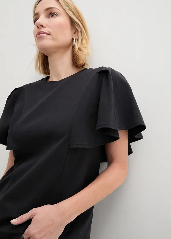 Topp med cape sleeves, bonprix
