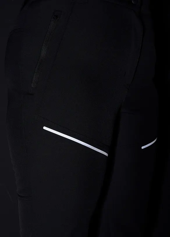 Vattenavvisande funktionsbyxa i softshell med stretchandel, bonprix
