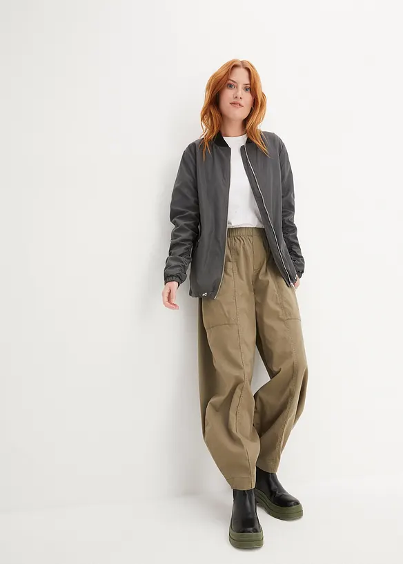 Ballongformad byxa av elastisk bomullsmix, bonprix