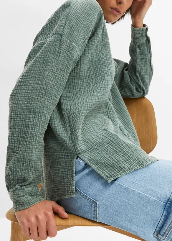 Blus av muslin, bonprix