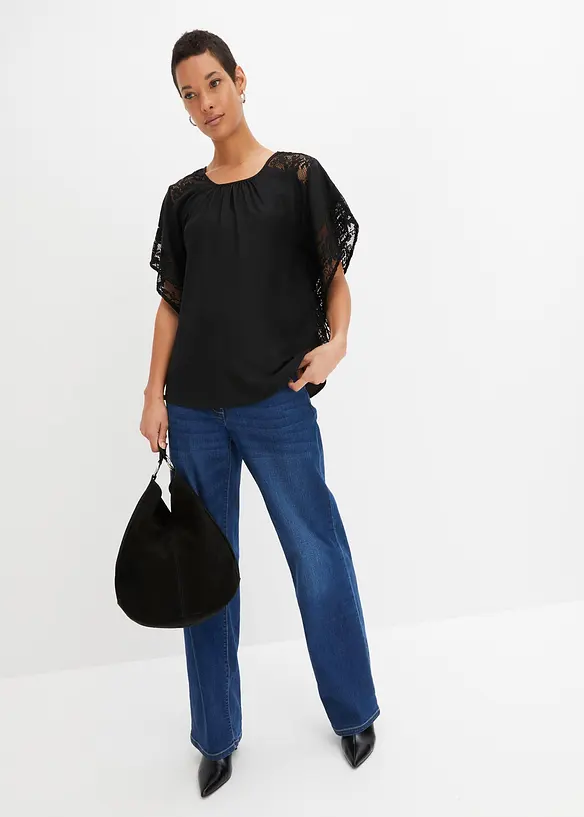 Blustunika med applikationer, bonprix