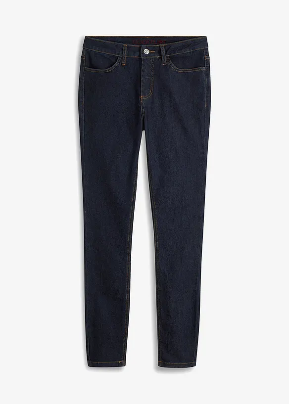 Extra stretchiga jeans gjorda i ett tunt material, bonprix