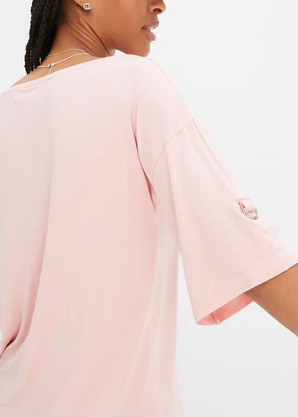 T-shirt med båtringning, bonprix