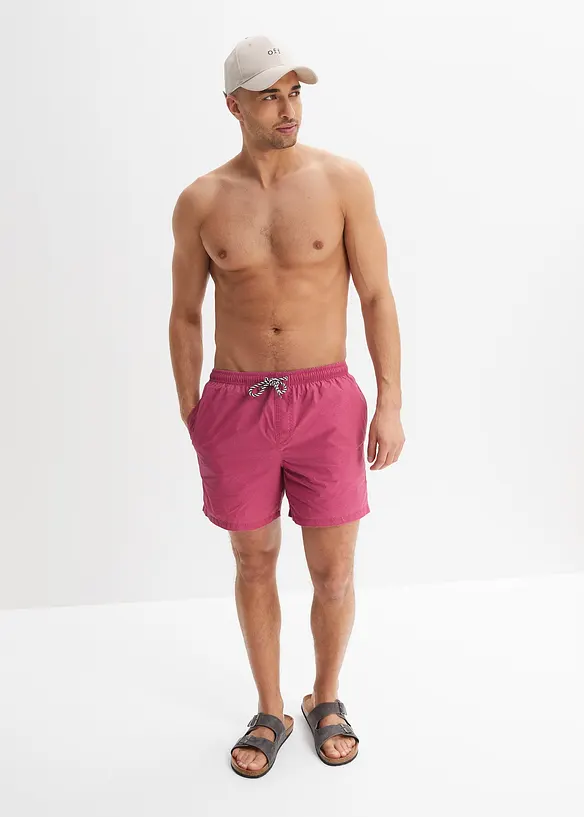 Herrbadshortsmed washed out-look, bpc bonprix collection