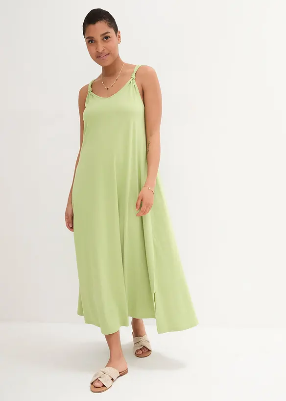 Jerseyklänning i ren bomull, bonprix