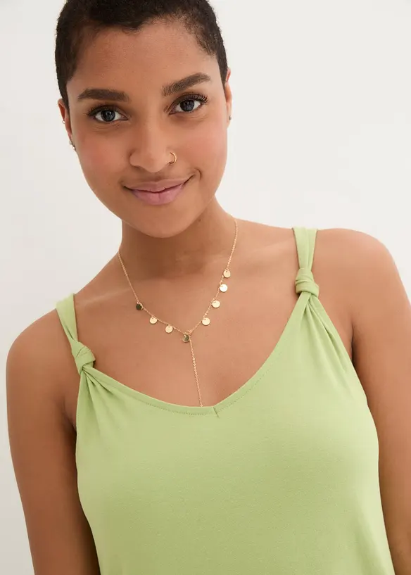 Jerseyklänning i ren bomull, bonprix