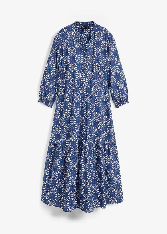 Vid maxikl&auml;nning i bomullsjersey med fickor, bonprix