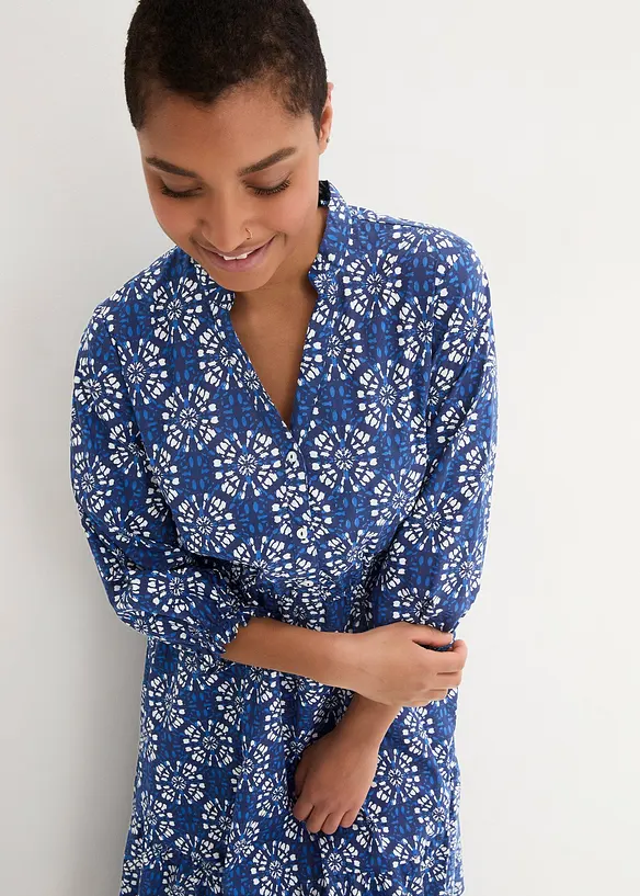 Vid maxikl&auml;nning i bomullsjersey med fickor, bonprix