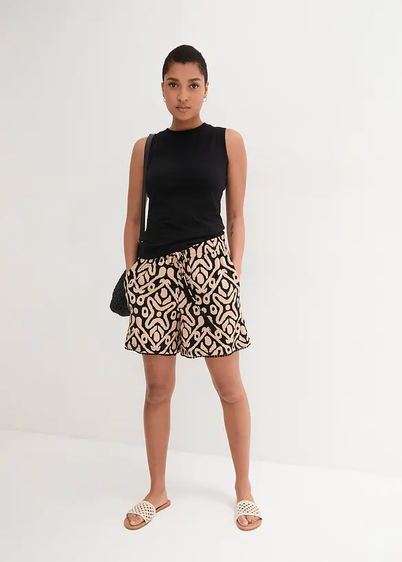 Jerseyshorts av mjuk viskosmix, bonprix