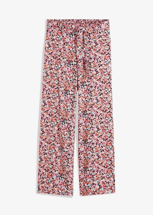Byxa i dra-på-modell av ren viskos, bonprix