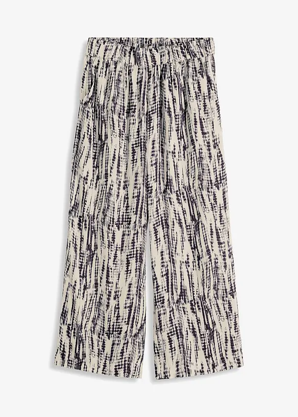 Byxa i dra på-modell av böljande viskos, bonprix