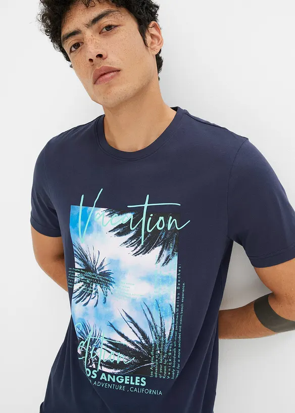 T-shirt i ekologisk bomull med fototryck, bonprix