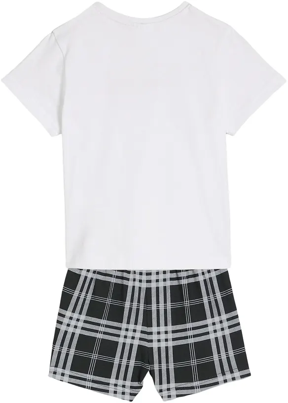 Pyjamas med shorts (2-delad), bonprix