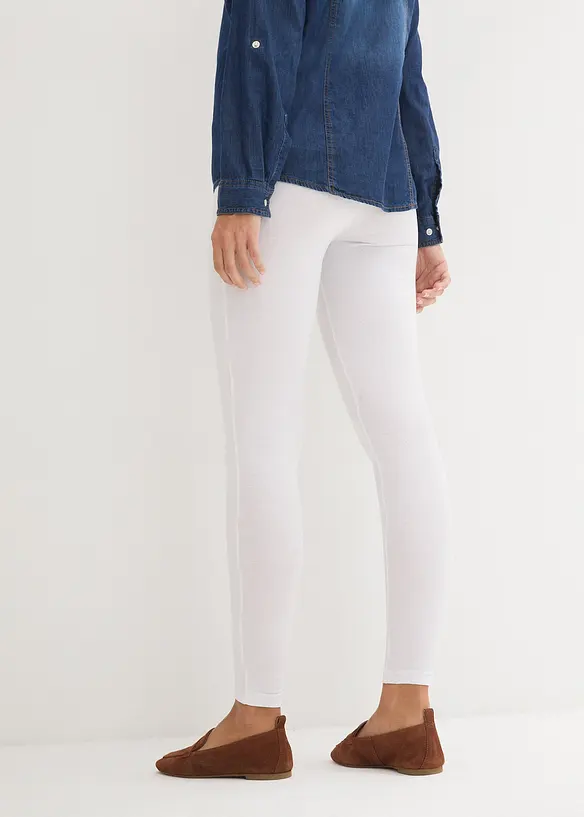 Leggings med ekologisk bomull (2-pack), bonprix