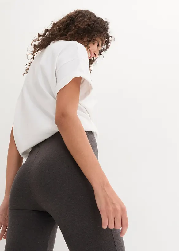 Leggings med ren ekologisk bomull (2-pack), bonprix