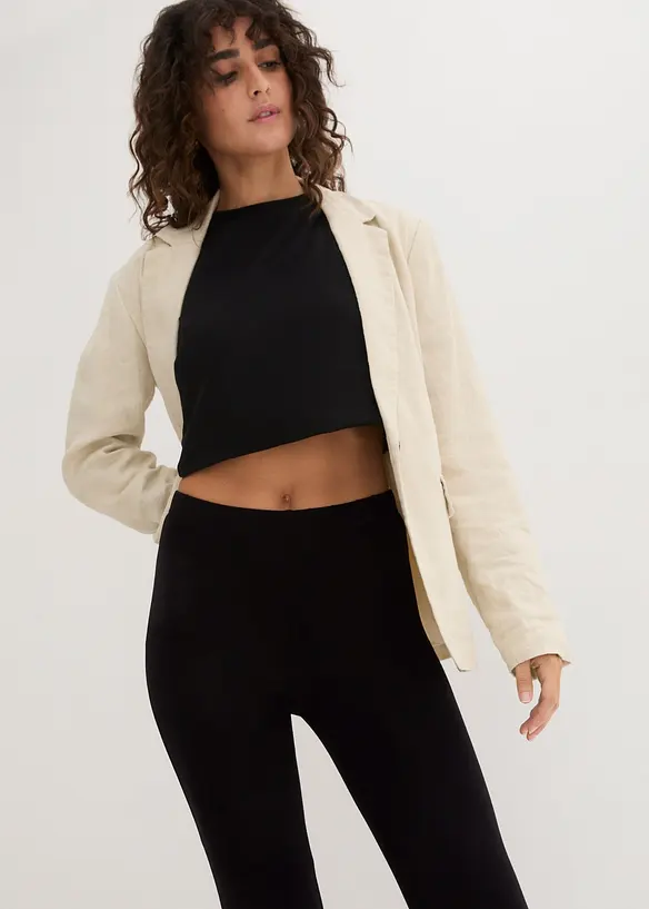 Leggings med ekologisk bomull (2-pack), bonprix
