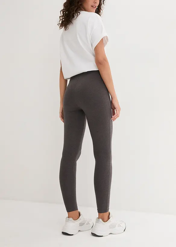 Leggings med ren ekologisk bomull (2-pack), bonprix