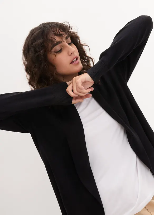 Finstickad cardigan, bonprix