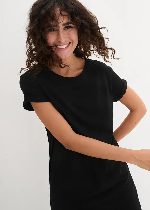 Boxy lång topp , kortärmad, bonprix