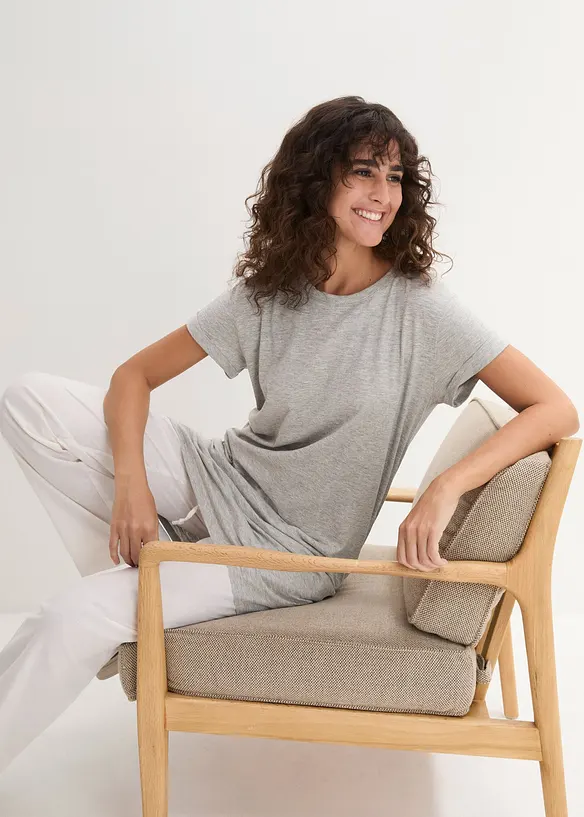 Boxy lång topp , kortärmad, bonprix