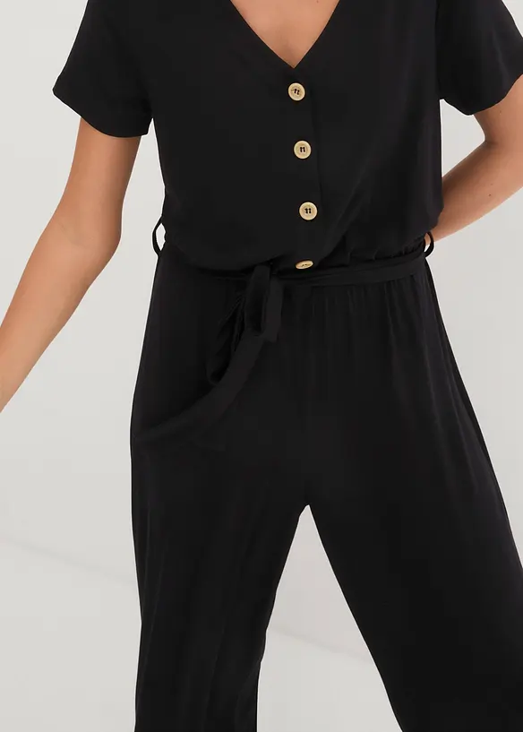 Jerseyjumpsuit av viskosmix, bonprix
