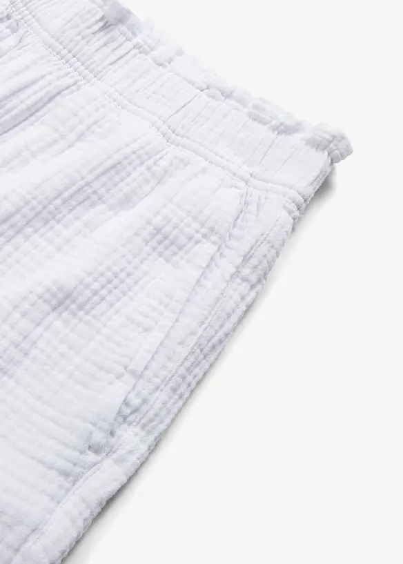 Muslinshorts i bomull, bonprix