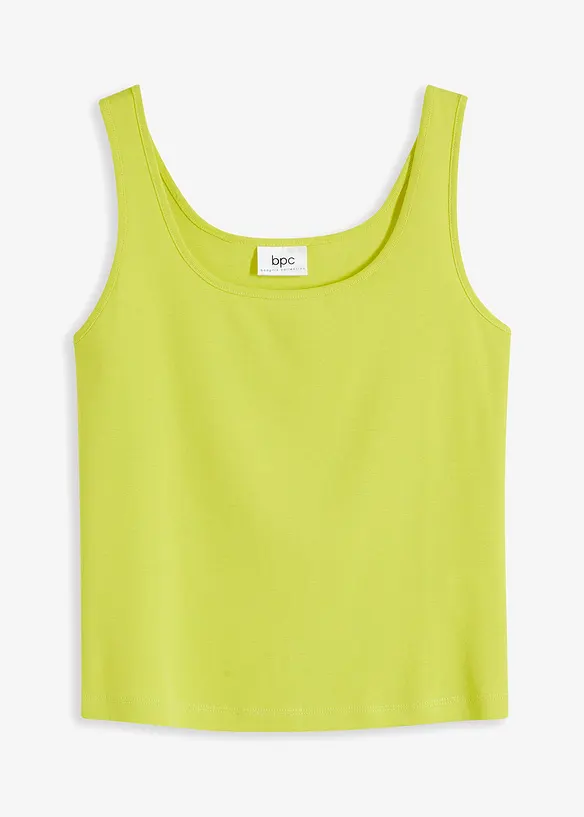 Ribbstickat bomullslinne, bonprix