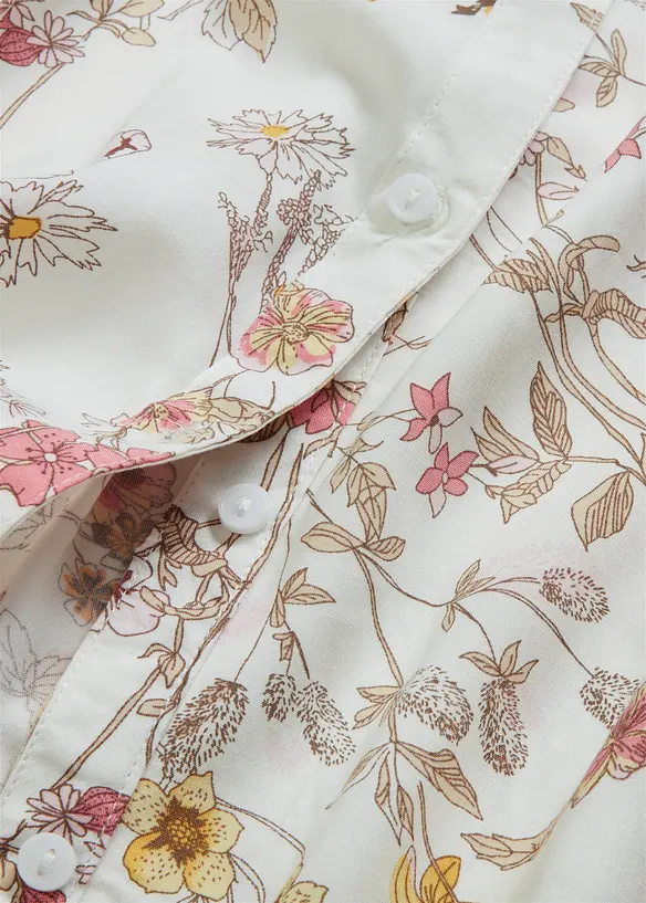 Blus av ren viskos, bonprix