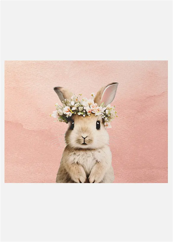 D&ouml;rrmatta med kanin, t&aring;l att tv&auml;ttas, bonprix