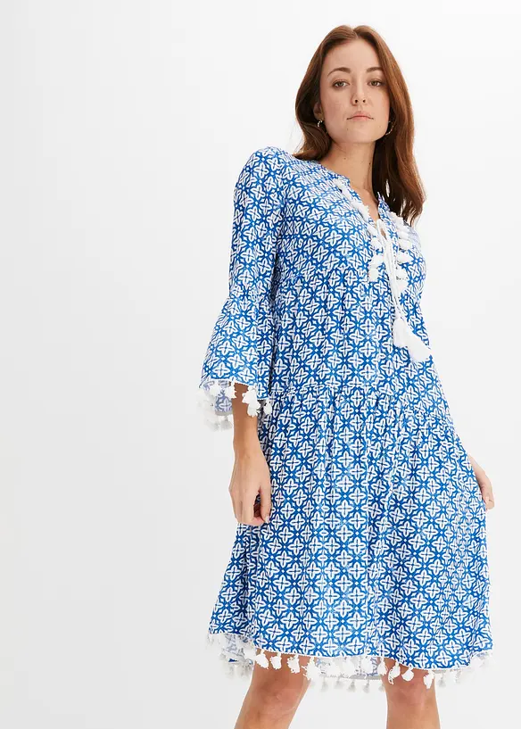 Tunikakl&auml;nning i mjuk viskos, bonprix