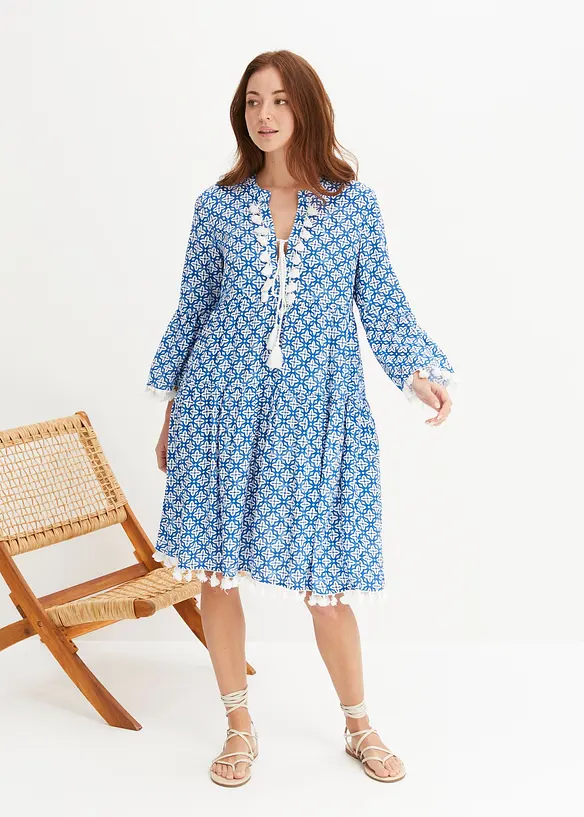 Tunikakl&auml;nning i mjuk viskos, bonprix