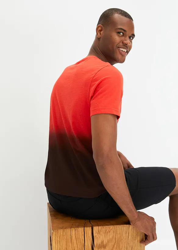 T-Shirt i ren bomull, Slim Fit, bonprix