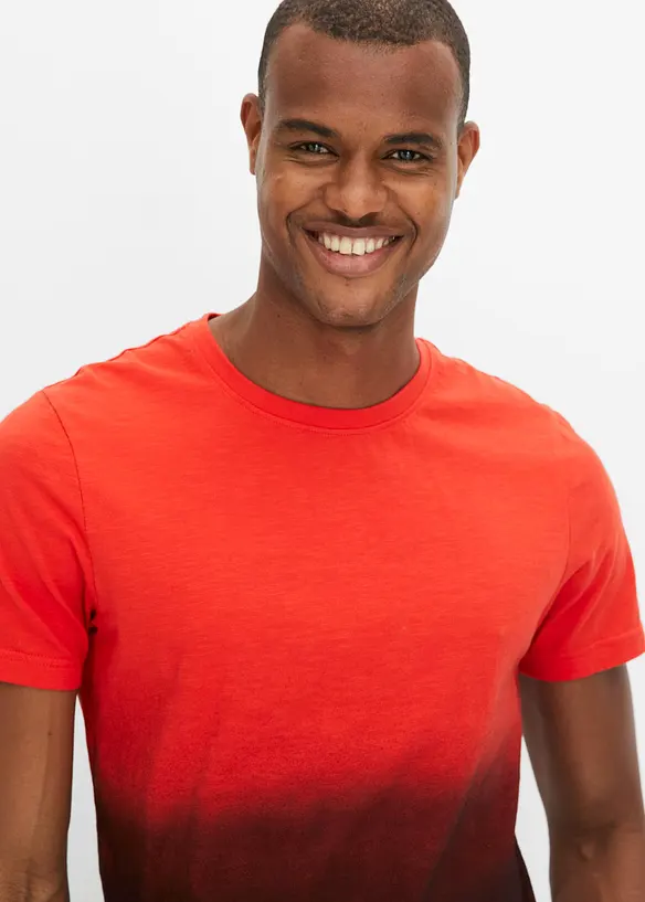 T-Shirt i ren bomull, Slim Fit, bonprix