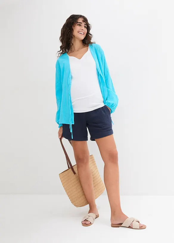 Mammashorts i bomullsmuslin, bonprix