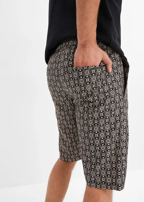 Linneshorts i chinosmodell, bonprix