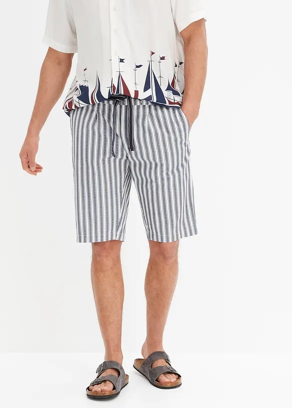 Bermudas i chinosmodell med gubbveck, bonprix